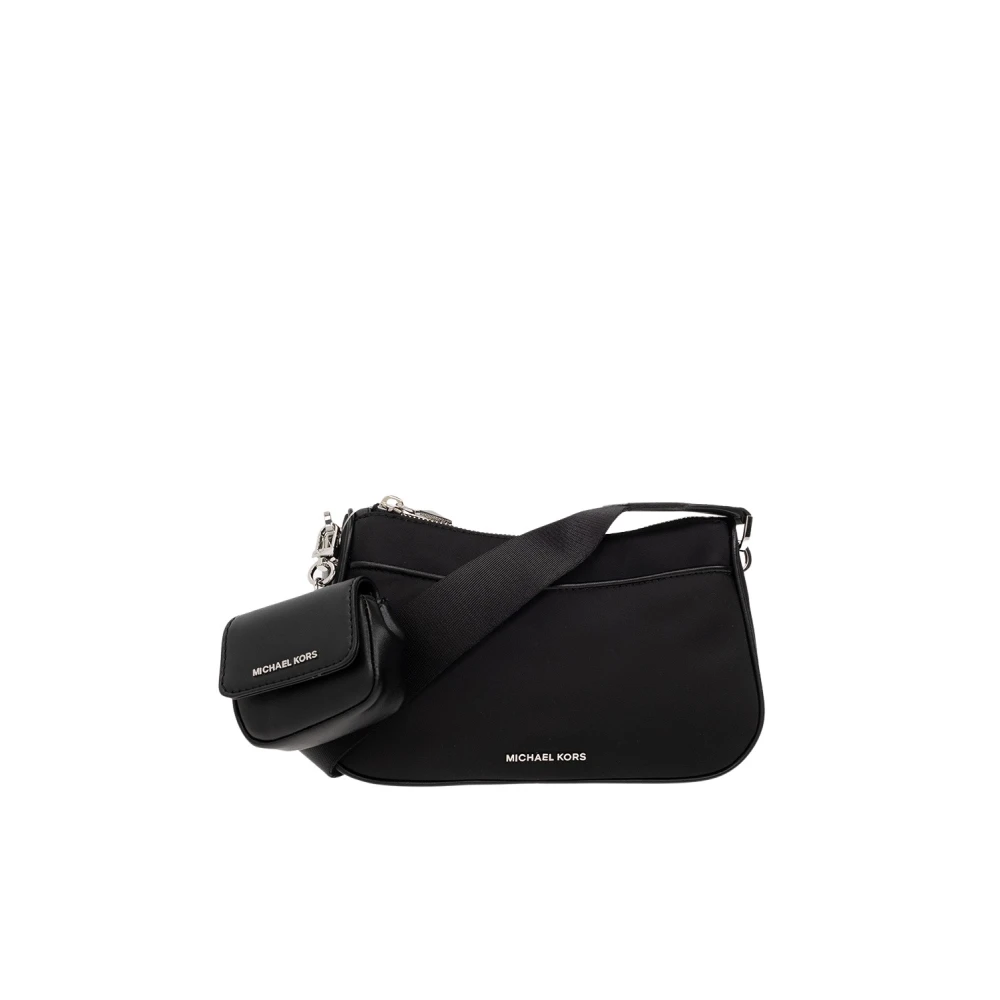 Michael Kors Women's Black Cross Body Bags, One Size, Jet Set Medium Shoulder Bag