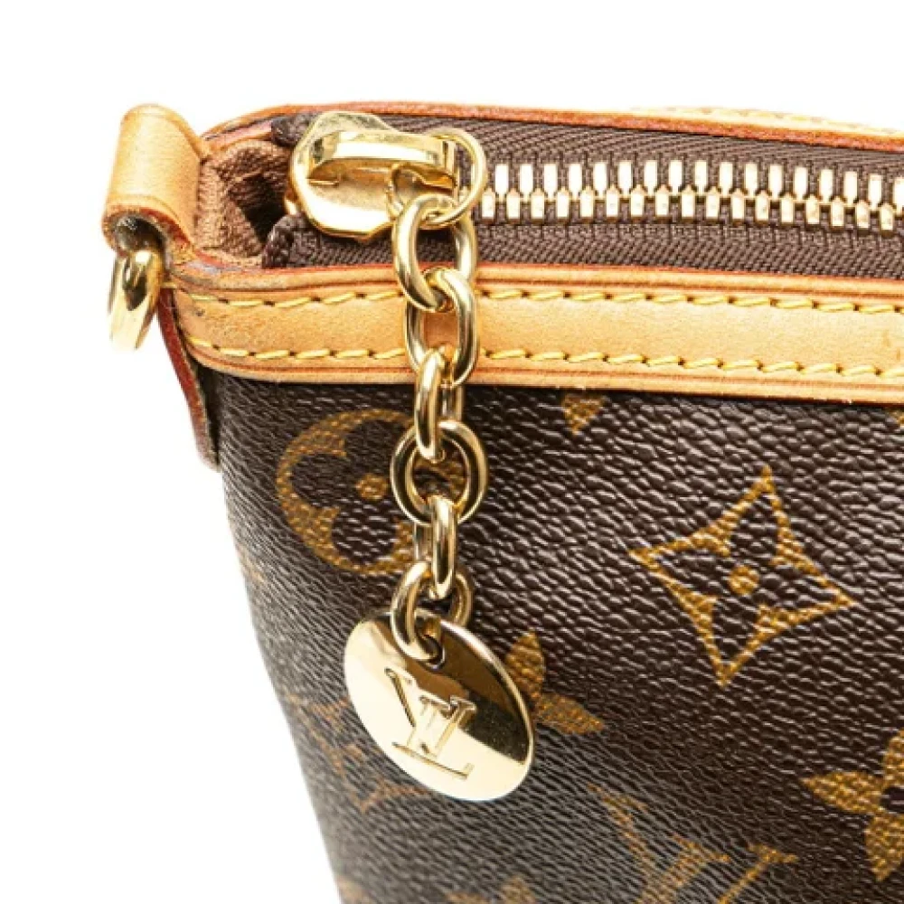 Louis Vuitton Vintage Pre-owned Plastic handbags Brown Dames