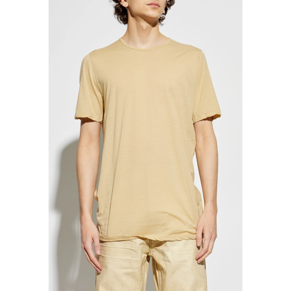 Rick Owens Katoenen T-shirt Beige Heren