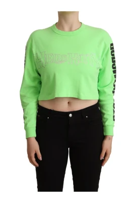 Långärmad Cropped Top Tröja