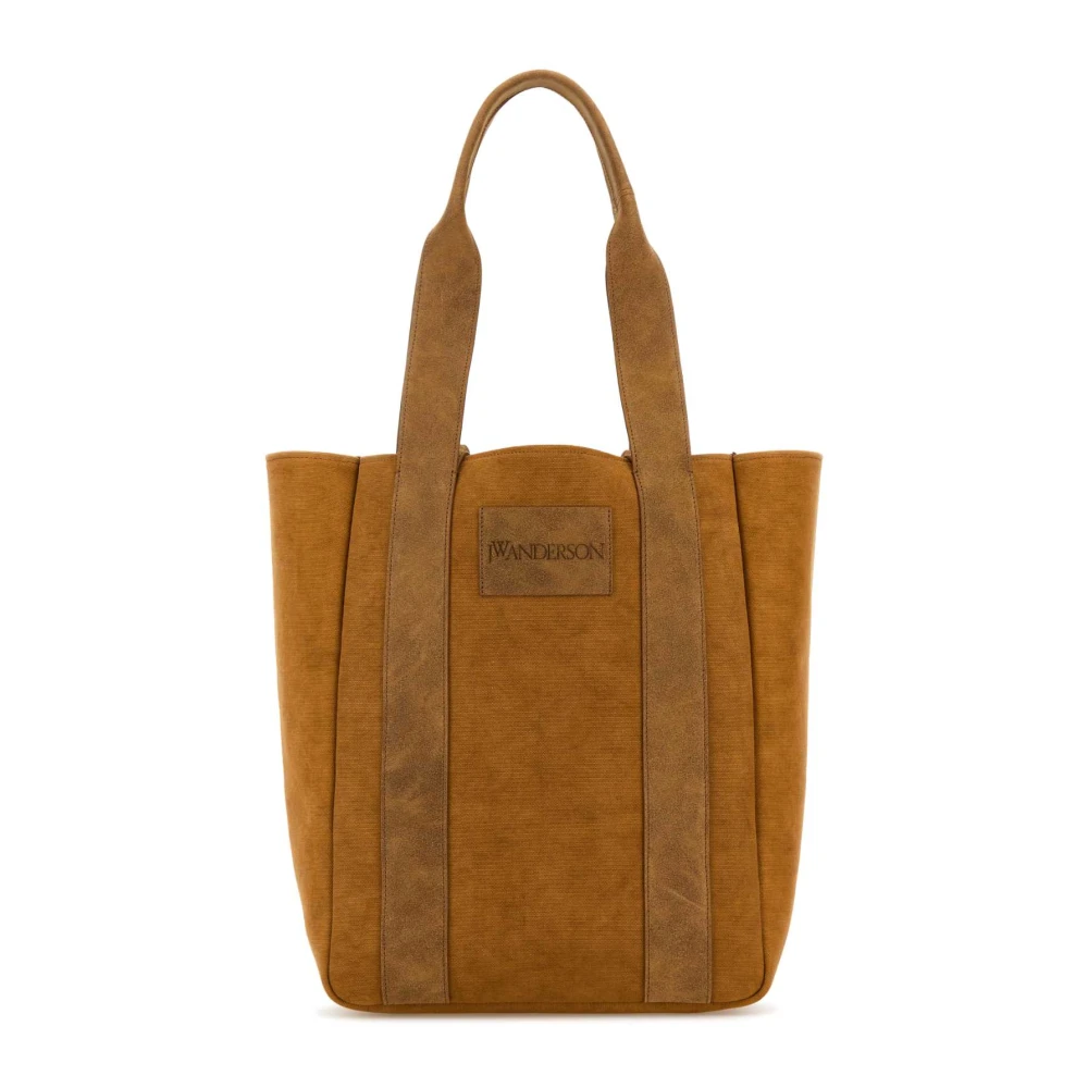 JW Anderson Canvas Workwear Shopping Bag Brown Dames