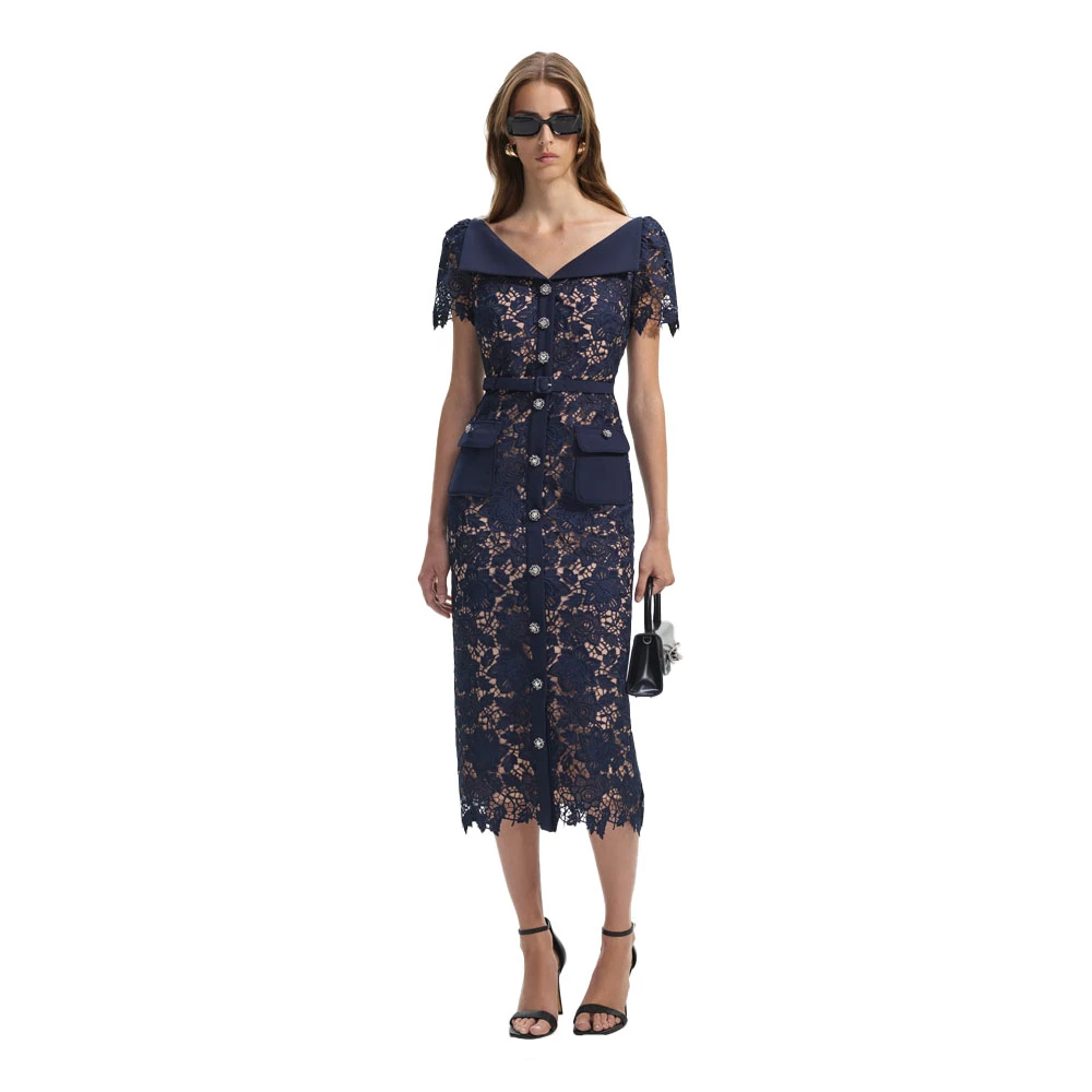 Dresses > Day Dresses > Midi Dresses - - Self Portrait - Modalova
