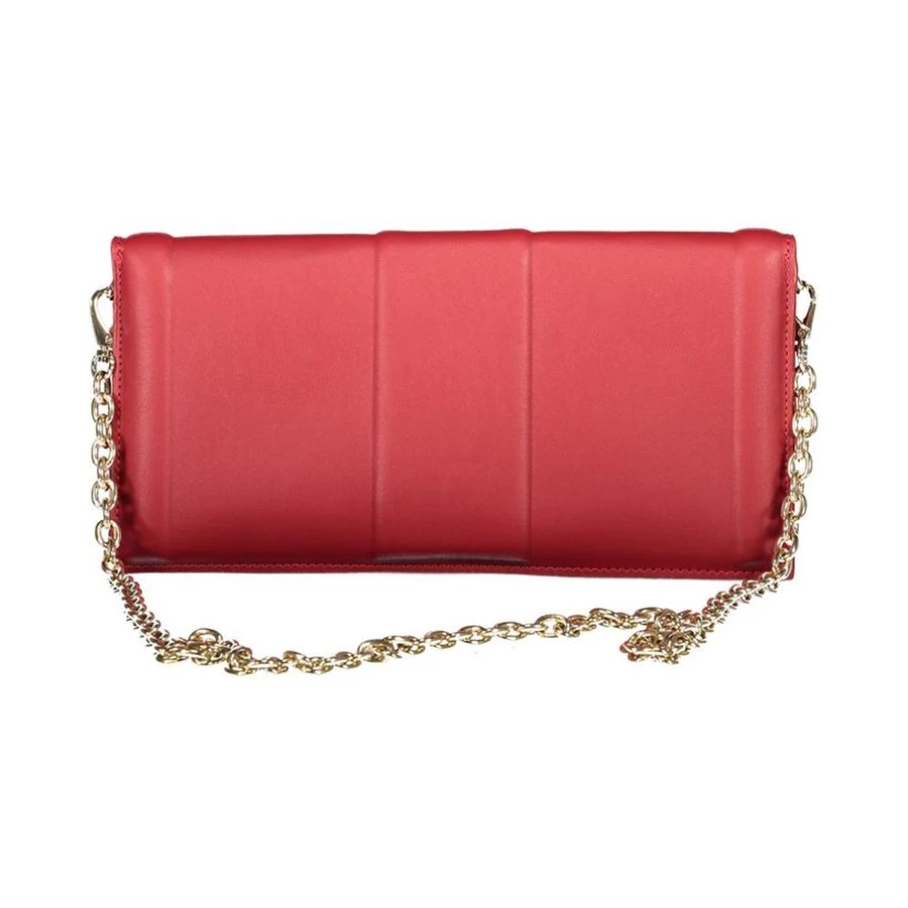 Valentino by Mario Valentino Rode Gewatteerde Handtas Statement Stuk Red Dames