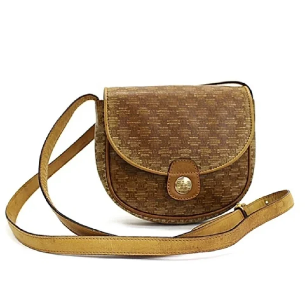 Celine Vintage Pre-owned Fabric celine-bags Beige Dames