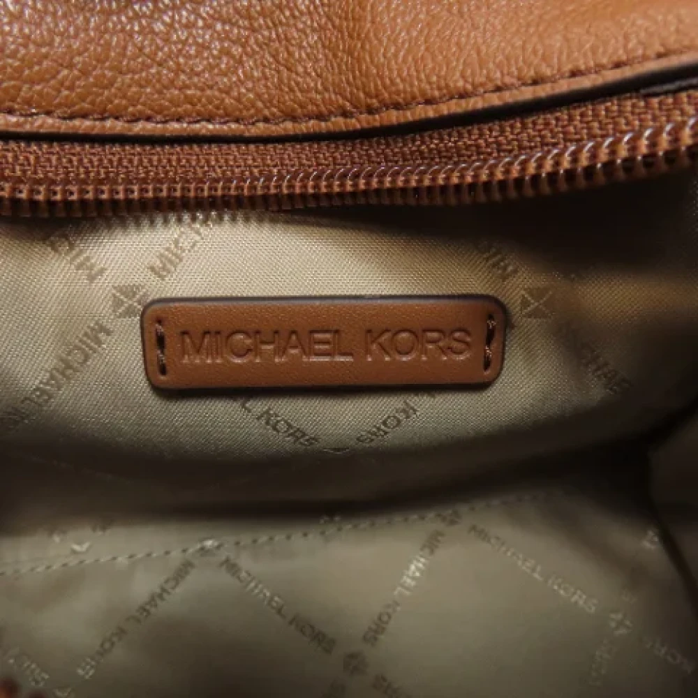 Michael Kors Pre-owned Plastic handbags Brown Dames