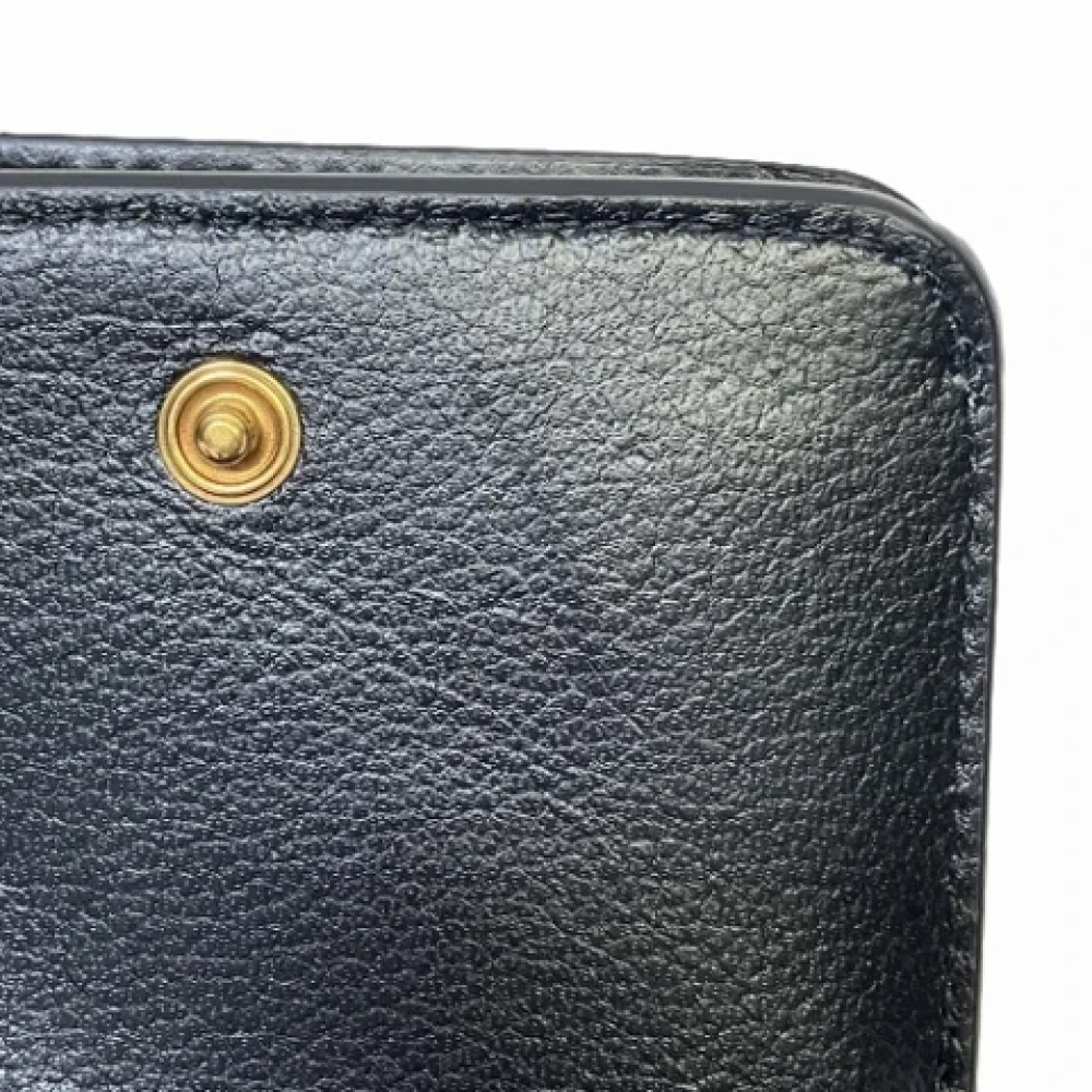 Balenciaga Vintage Pre-owned Leather wallets Black Dames