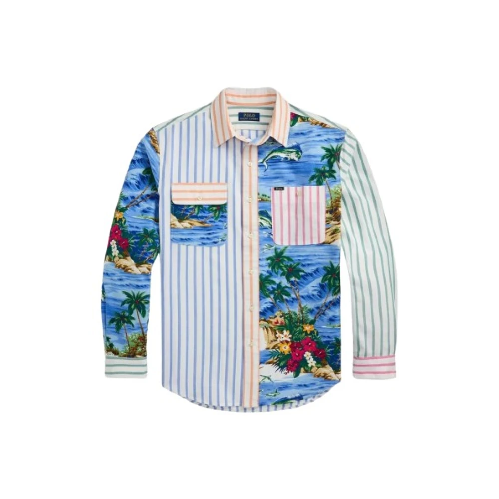 Polo Ralph Lauren Patchwork Oxford Overhemd Multicolor Heren
