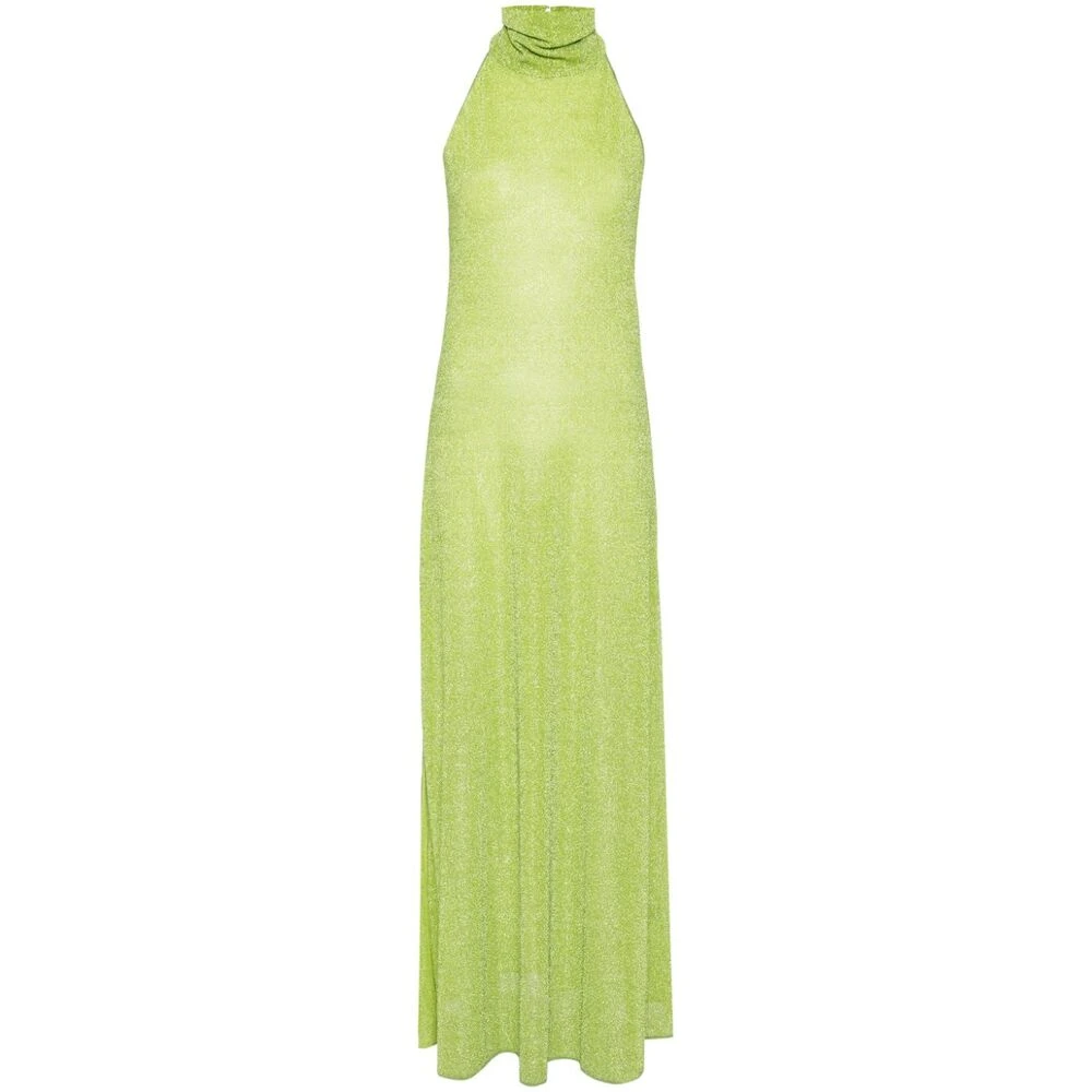 Oseree Lumiere Jurk in Lime Green Dames