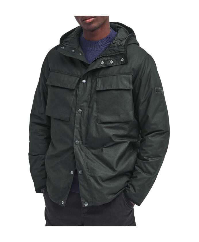 veste-ciree-classique-verte-a-capuche-et-fermeture-eclair