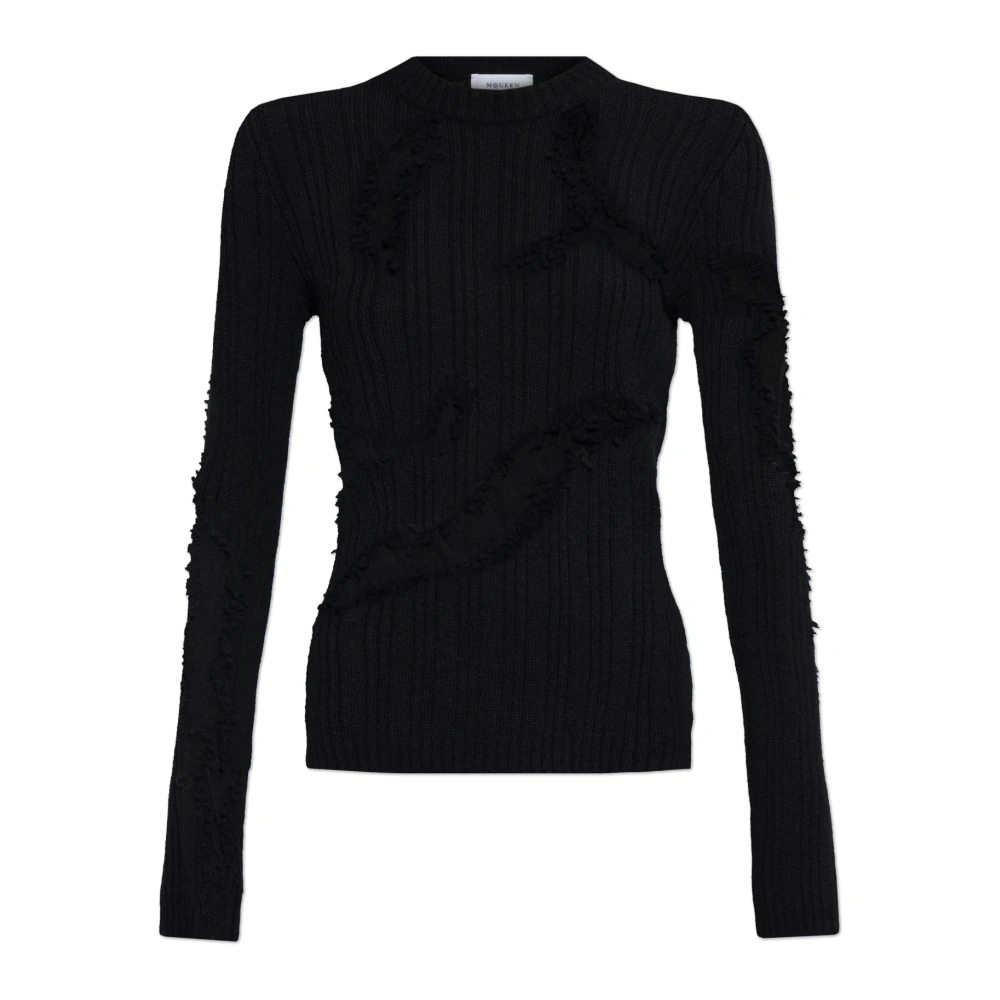 Alexander mcqueen Wollen trui Black Dames