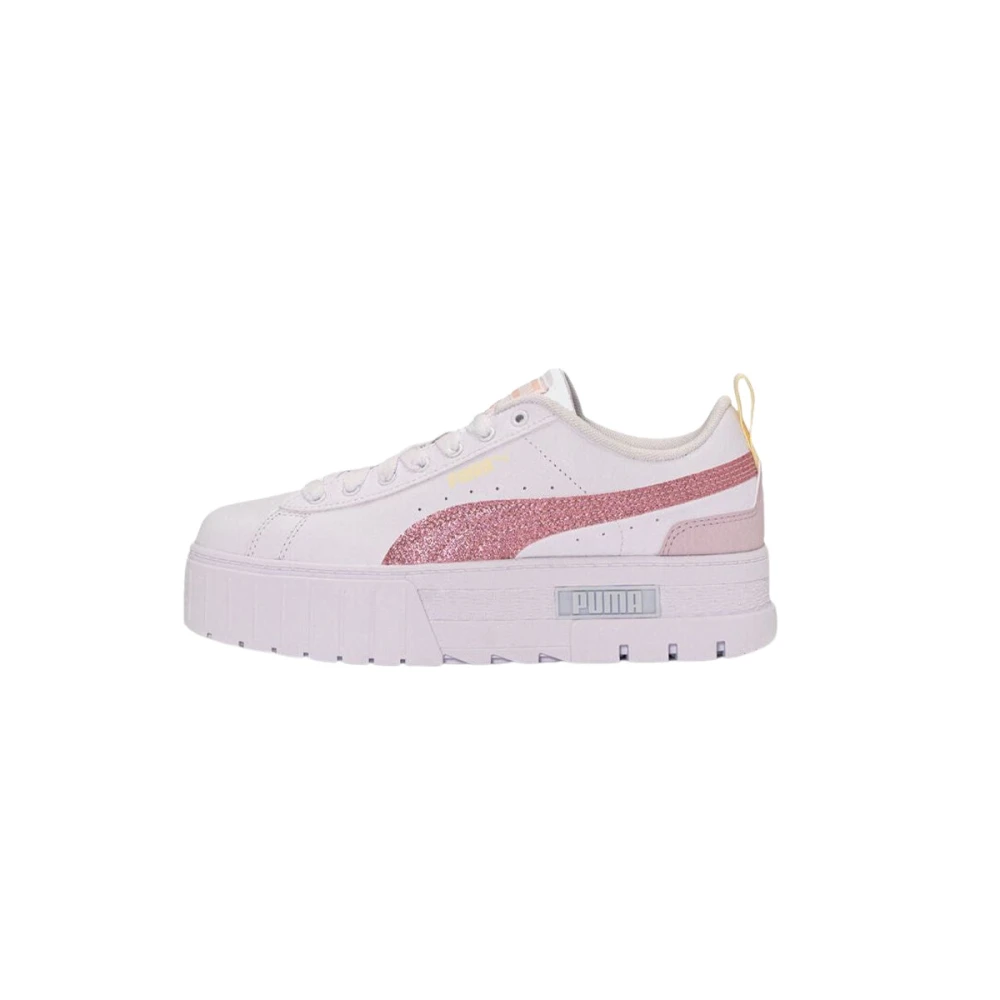 Puma Leopard Sneakers för Barn Pink, Unisex