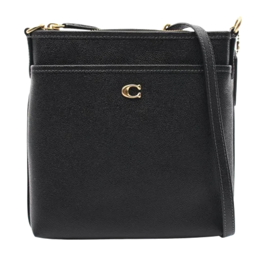 Coach Pre-owned Leather shoulder-bags Black Dames