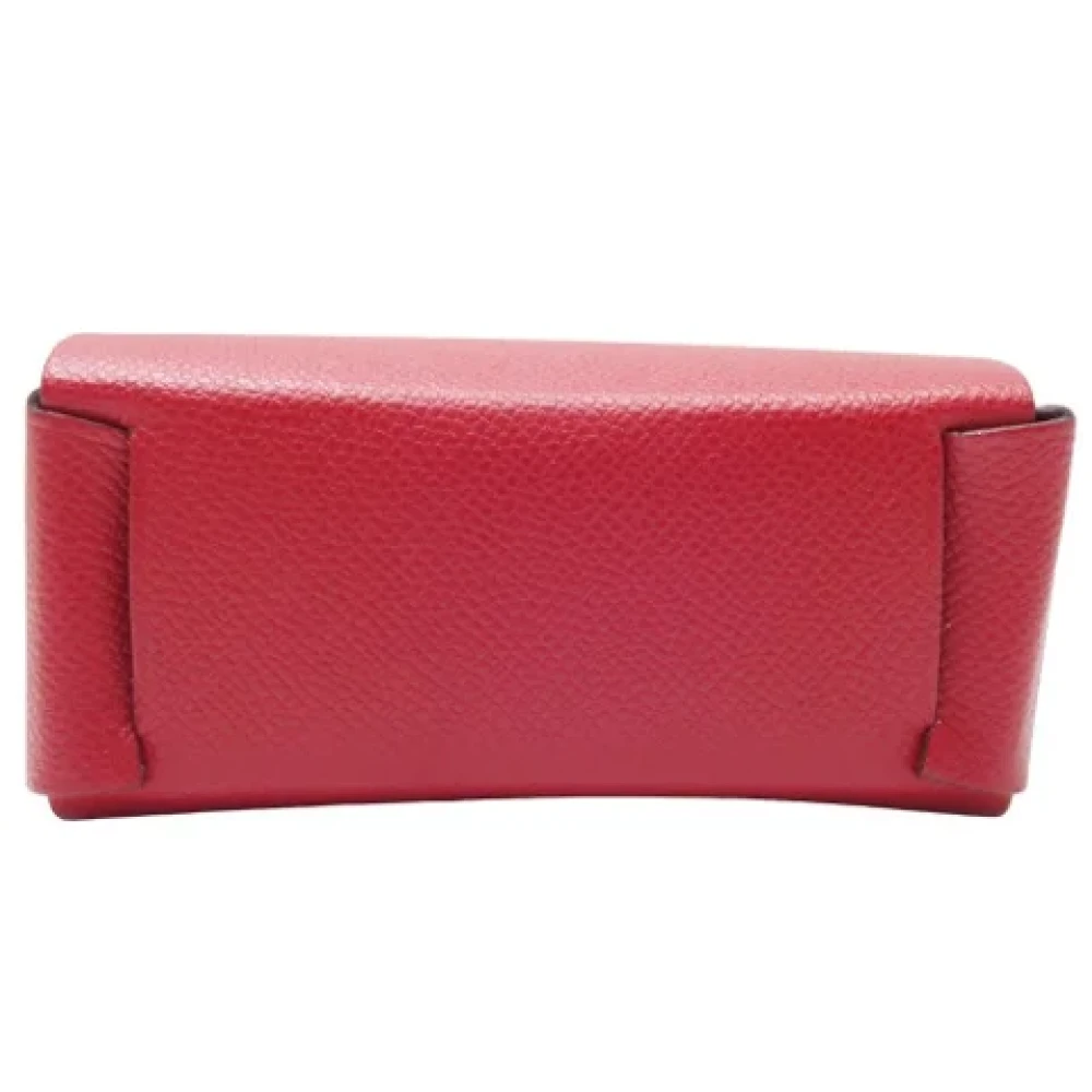 Hermès Vintage Pre-owned Leather home-office Red Dames