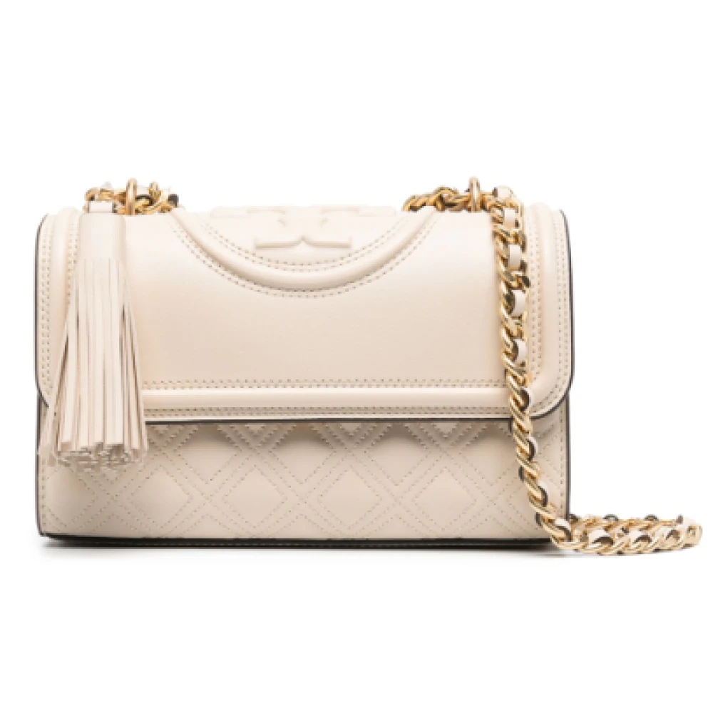 TORY BURCH Crème Kleine Schoudertas Leer Beige Dames