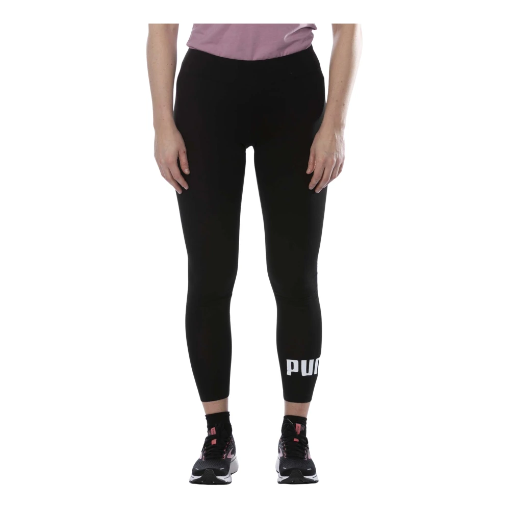 PUMA Svarta Essentiella Leggings Black, Dam