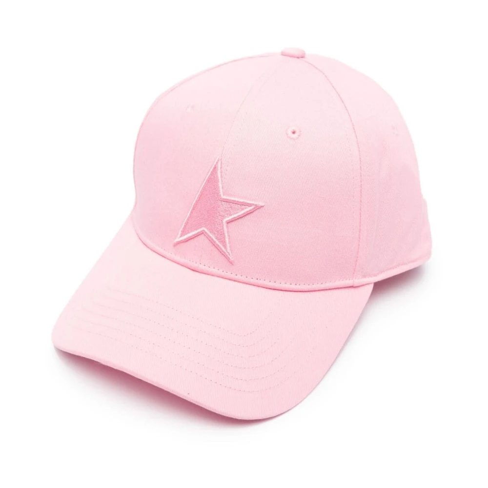 Golden Goose Roze Star Baseballpet Pink Dames