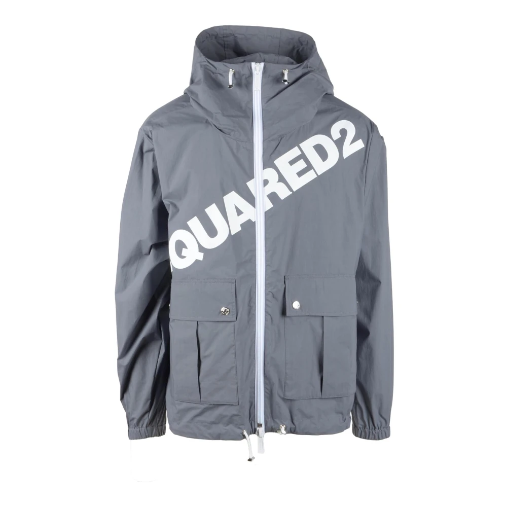 Dsquared2 Gray Outerwear - Male - Winter Jackets - S - Jackets