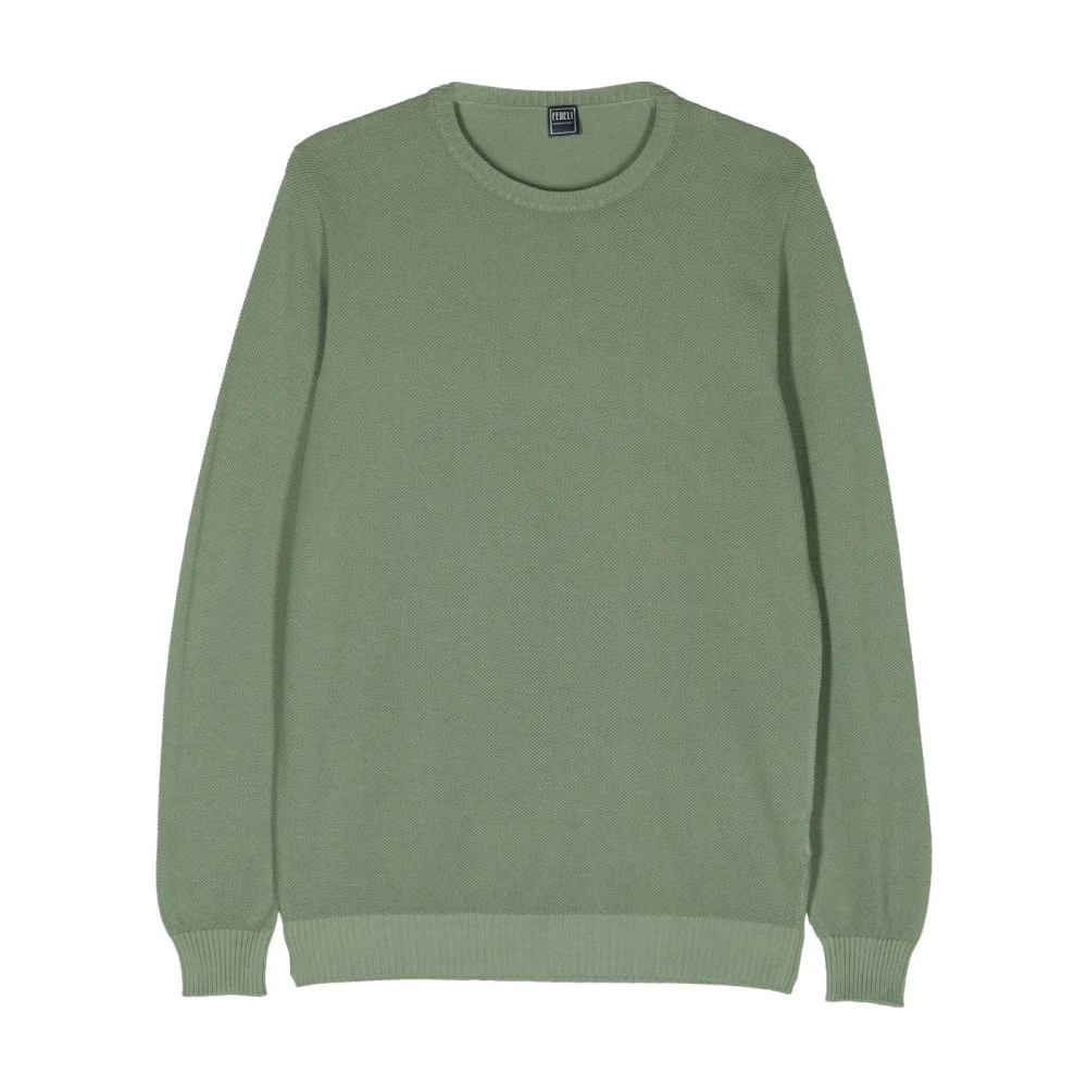 Fedeli Stijlvolle Gebreide Kleding Green Heren