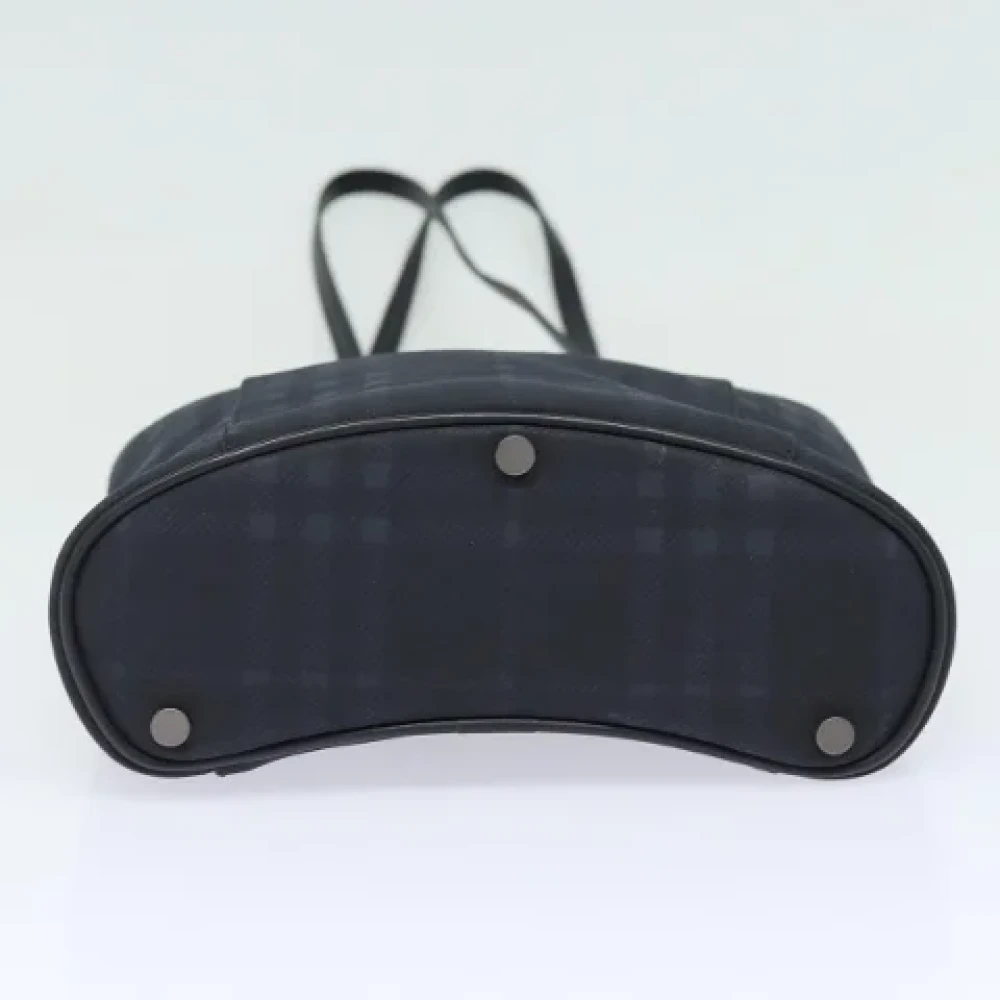 Burberry Vintage Pre-owned Leather shoulder-bags Black Dames
