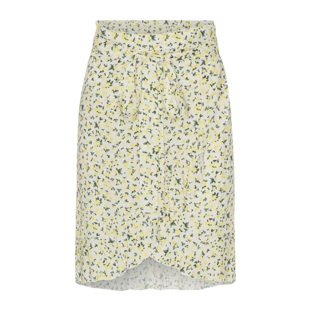 American Dreams Bloemen Wikkelrok met Ruches Green Dames