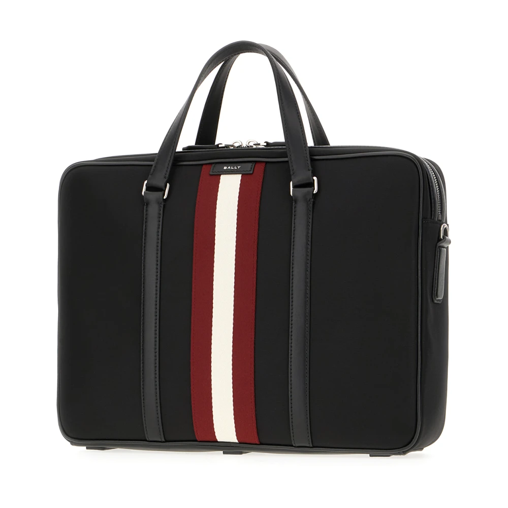 Bally Ventiquattrore Laptop Bag Black Heren
