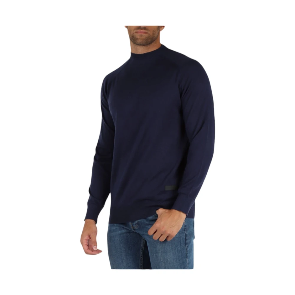 John Richmond Stijlvolle Gebreide Top Blue Heren
