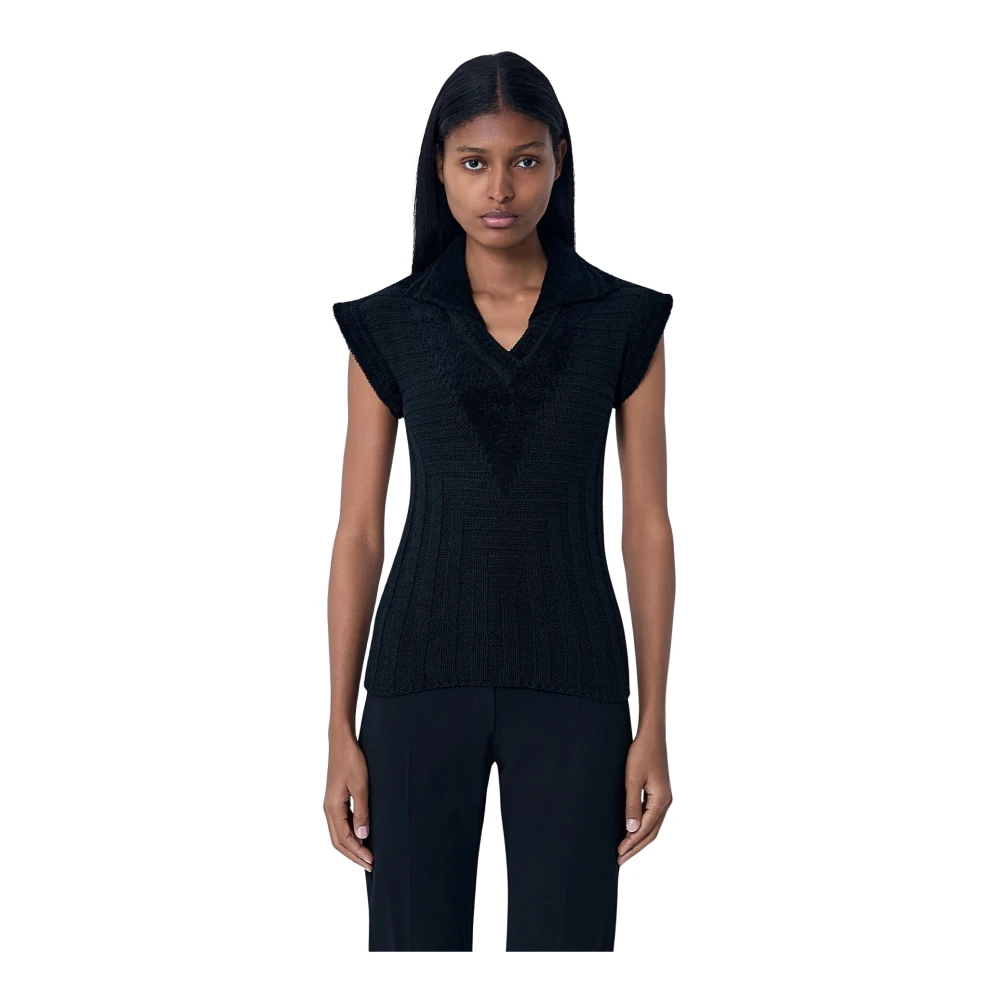 Kiko Kostadinov Damen Schwarz Strickwaren, K, Sgröße:
