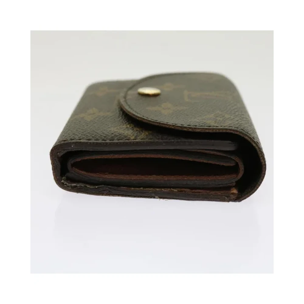 Louis Vuitton Vintage Pre-owned Coated canvas wallets Brown Dames