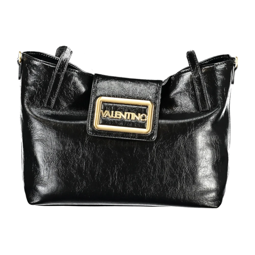 Valentino by Mario Valentino Zwarte schoudertas met afneembare handgreep Black Dames