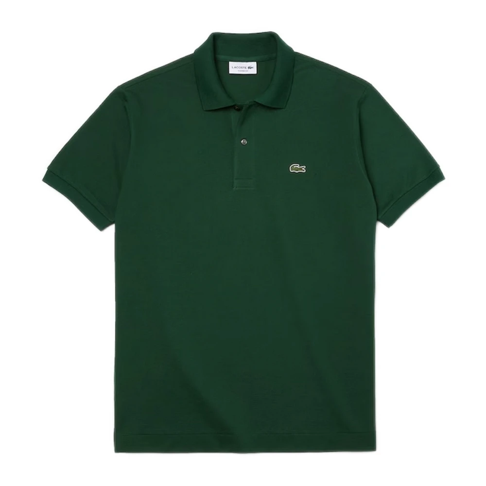 Lacoste Klassisk Polo Tröja i Olika Färger Green, Herr