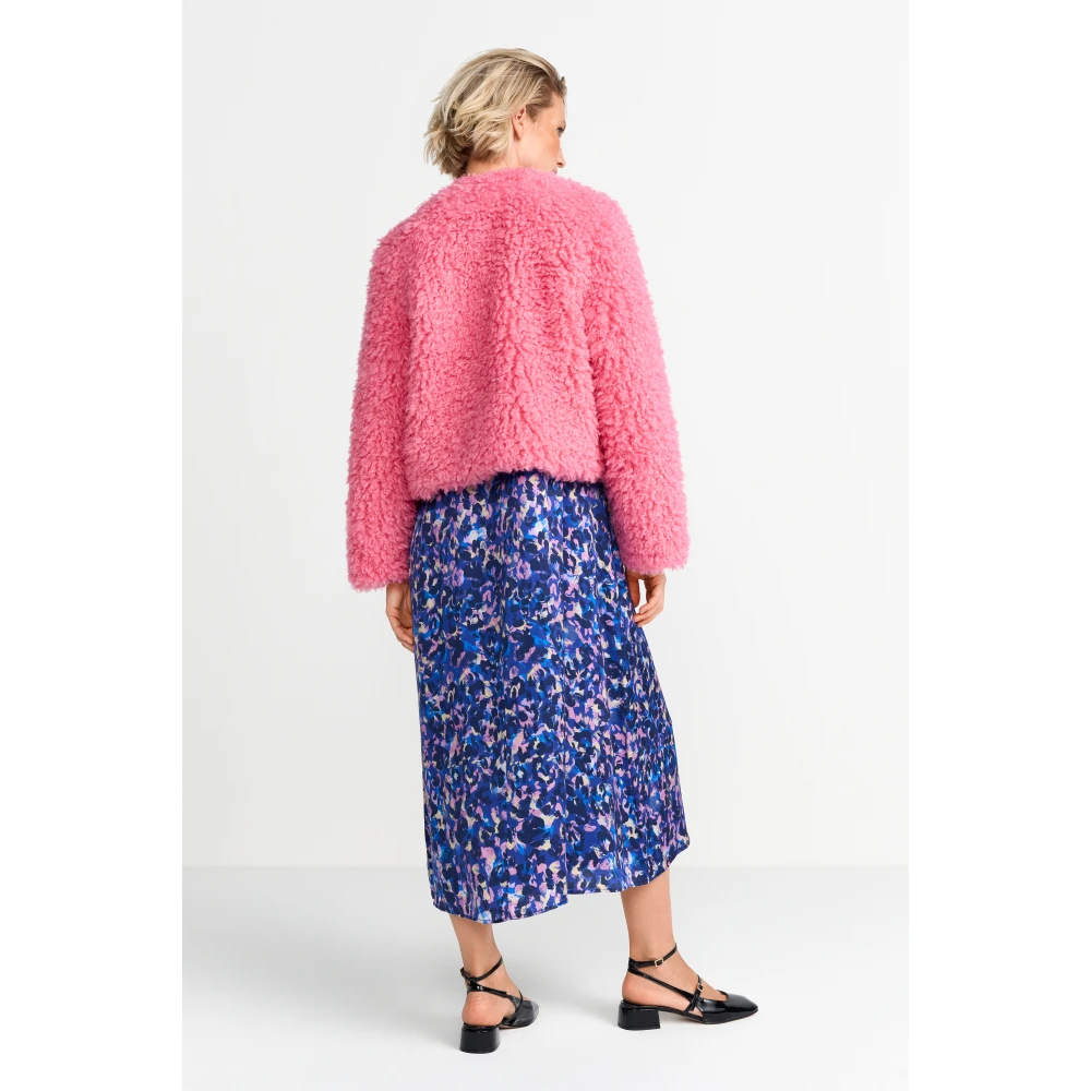 Rich & Royal Bont Cropped Jas Pink Dames