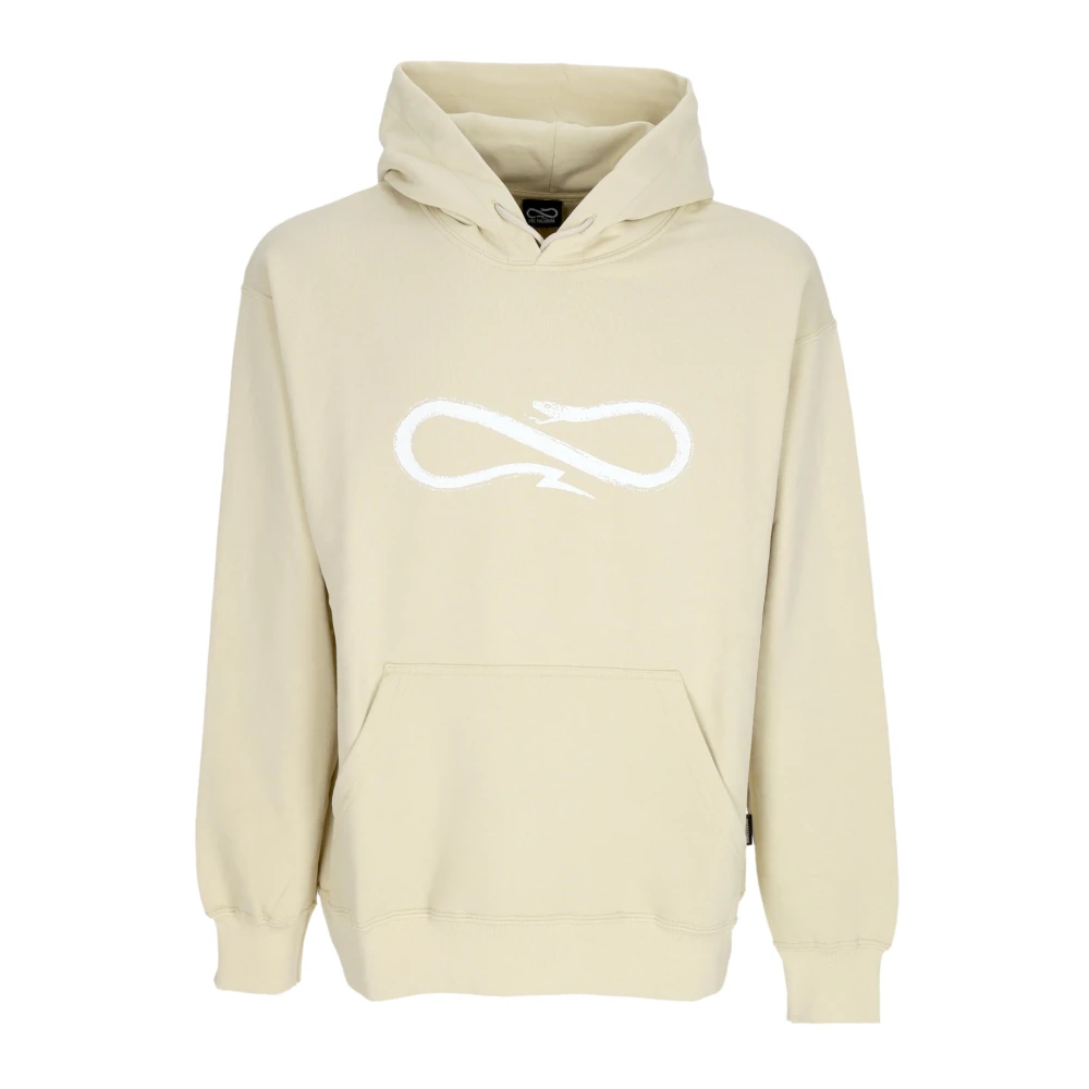 Propaganda Klassieke Logo Lichtgewicht Hoodie Sweatshirt Beige Heren