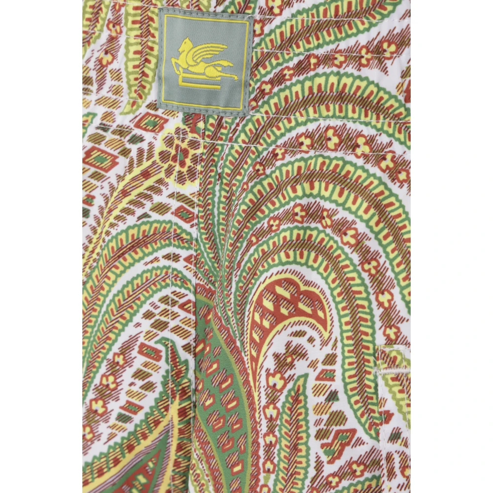ETRO Rood Paisley Zwemkleding Set Multicolor Heren