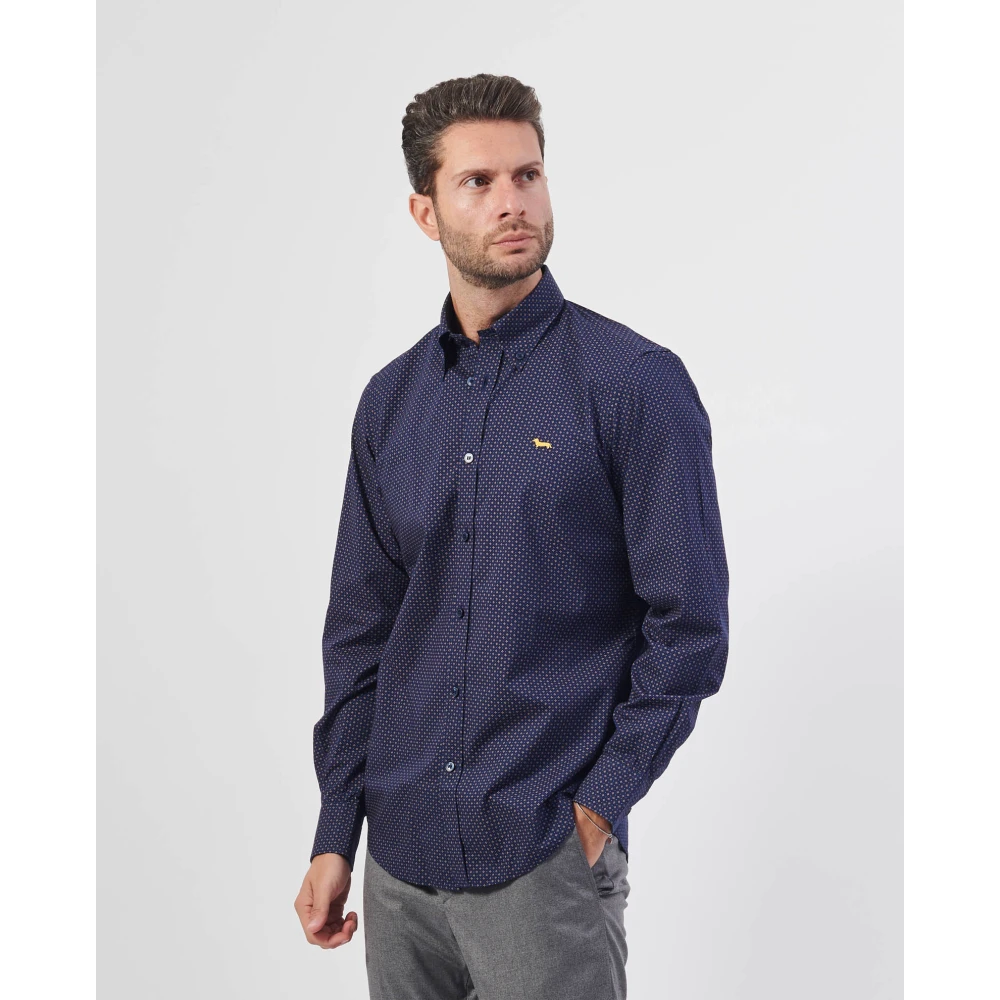 Harmont & Blaine Overhemden Blauw Blue Heren