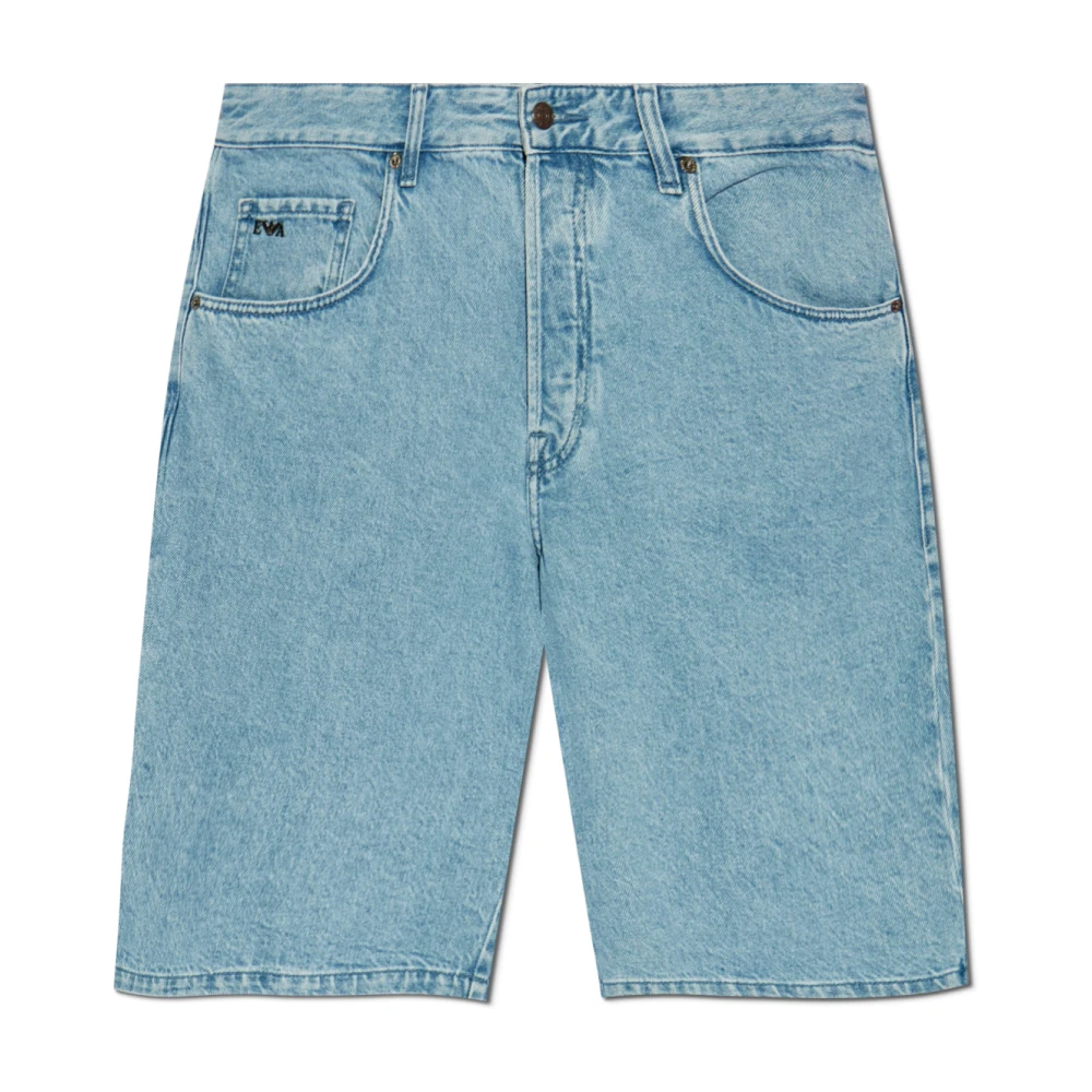 Emporio Armani Herren Blau Shorts, Mgröße: