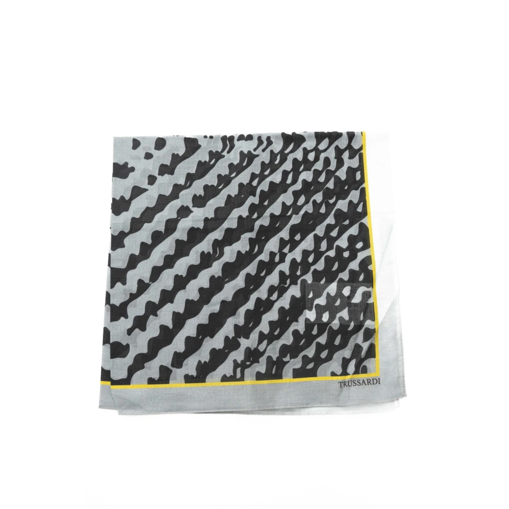 Trussardi Gedrukte Sjaal Accessoires Gray