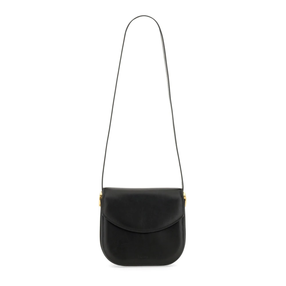 Jil Sander Medium Coin Crossbody Bag in Black Leather for Women - Image 2
