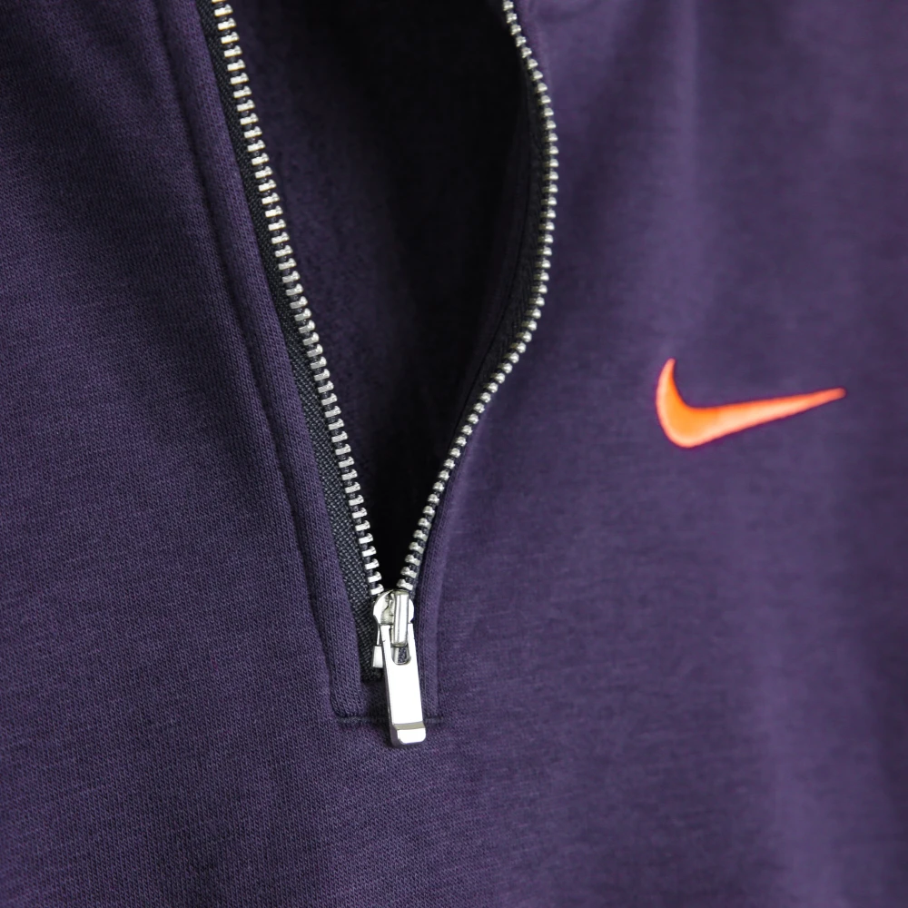 Nike Sportswear Icon Clash Cropped Hoodie Purple Dames