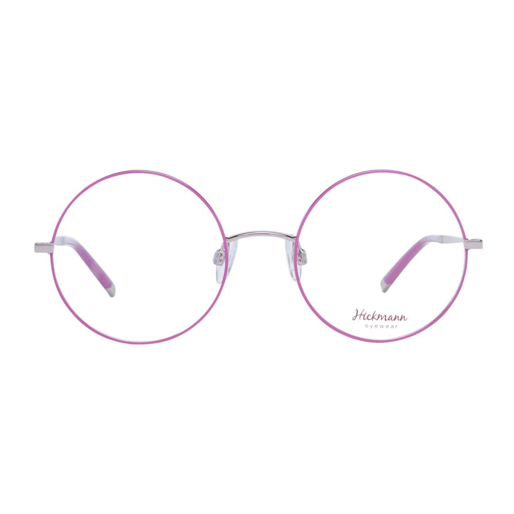 Ana Hickmann Roze Metalen Ronde Optische Frames Pink Dames