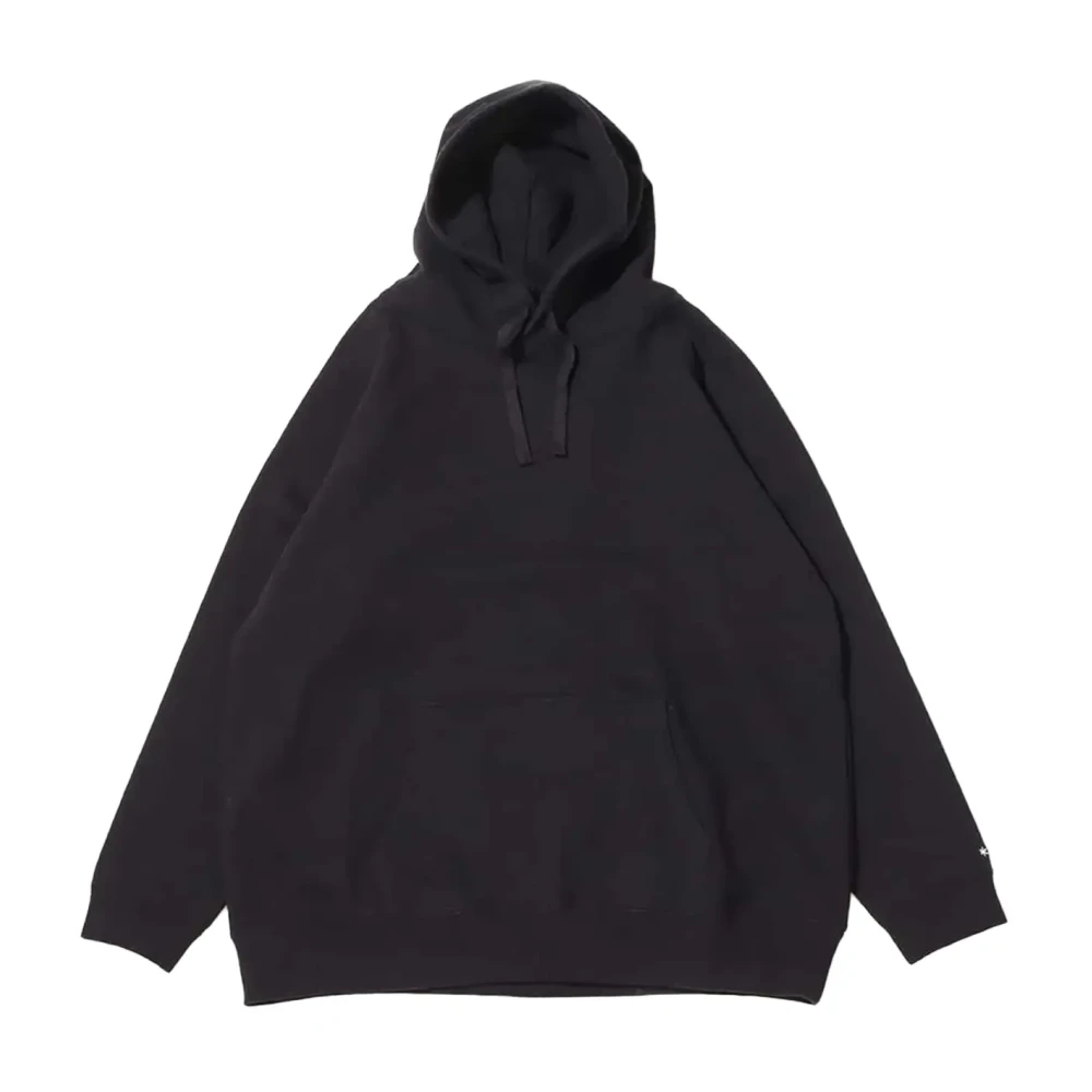 Snow Peak Black Hoodies, Male, L, Cotton Pullover Hoodie