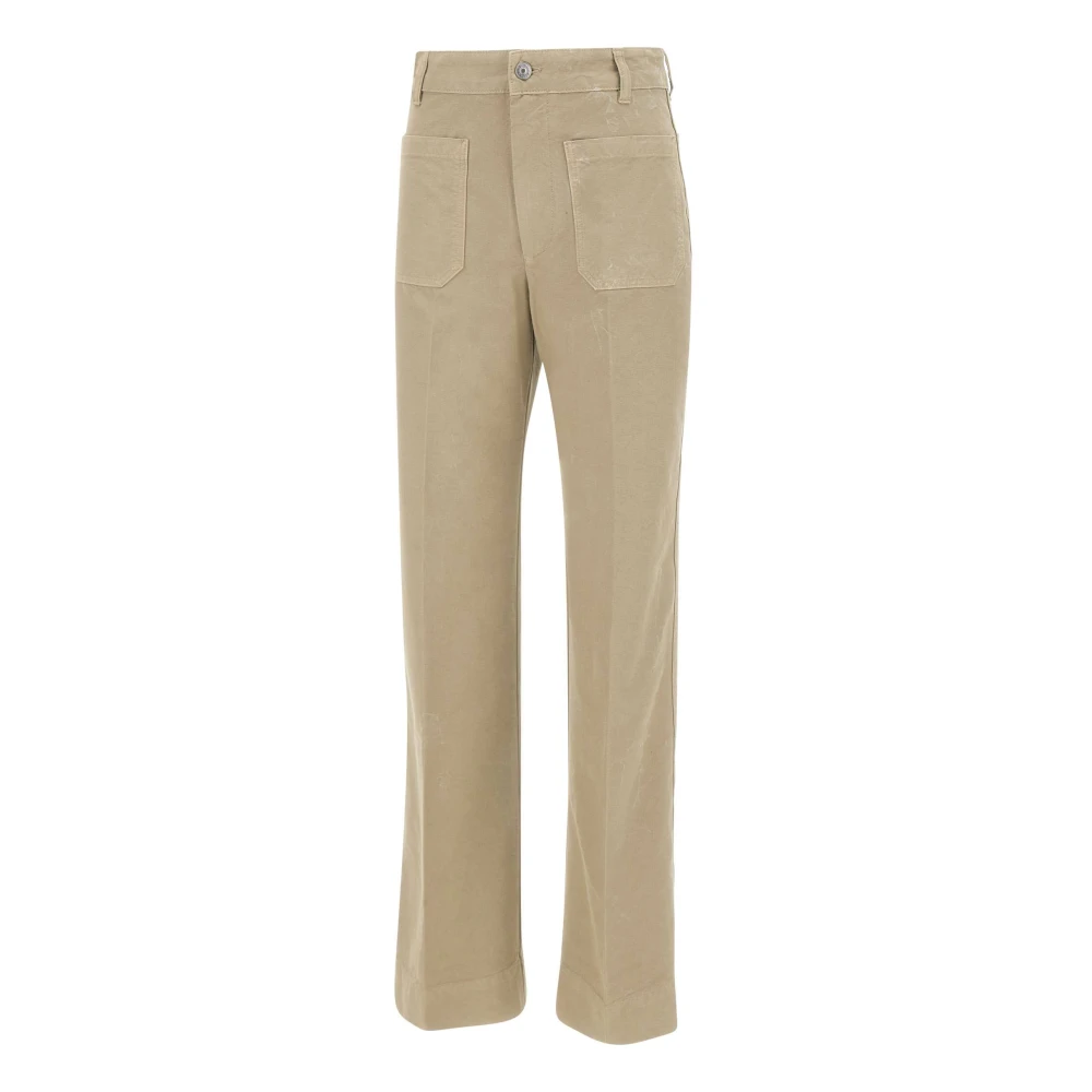 Victoria Beckham Women's Green Alina Jeans - Straight Fit Jeans - W26 L34 - Jeans
