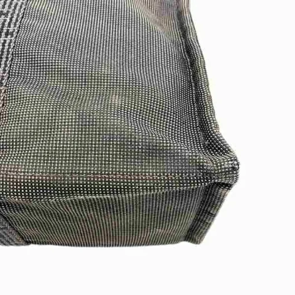 Hermès Vintage Pre-owned Canvas handbags Gray Dames