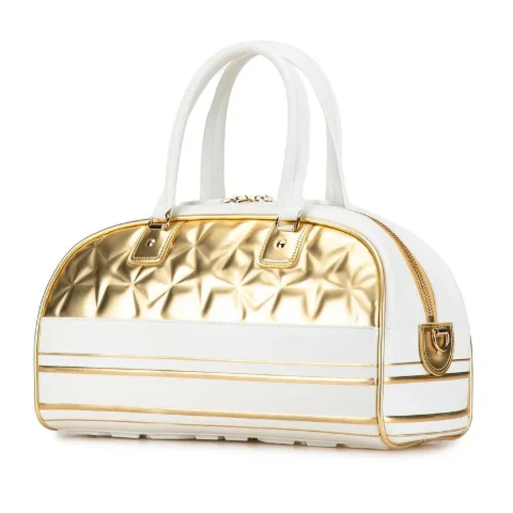 Dior Vintage Pre-owned Leather dior-bags White Dames