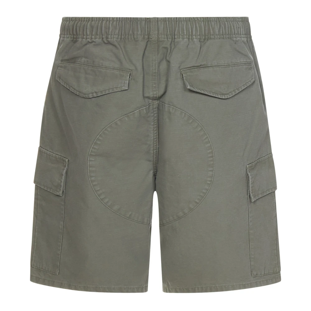 Stüssy Groene Cargo Shorts met Elastische Tailleband Green Heren