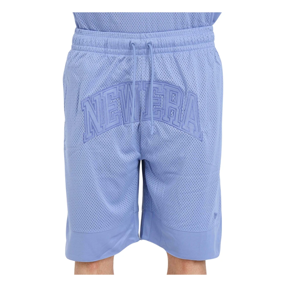 New era Mesh Arch Logo Shorts Blauw Blue Heren
