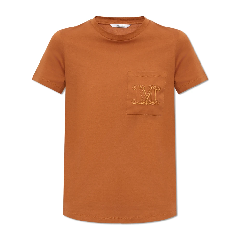 Max Mara Papaia T-shirt Brown Dames