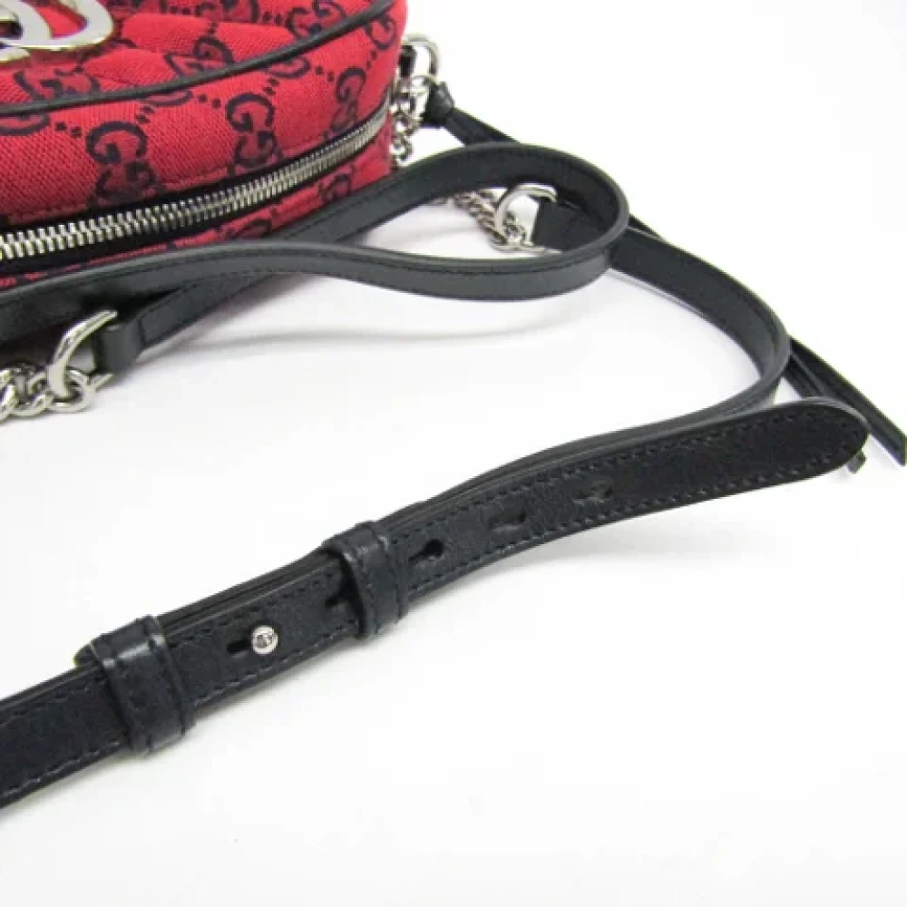 Gucci Vintage Pre-owned Fabric gucci-bags Red Dames