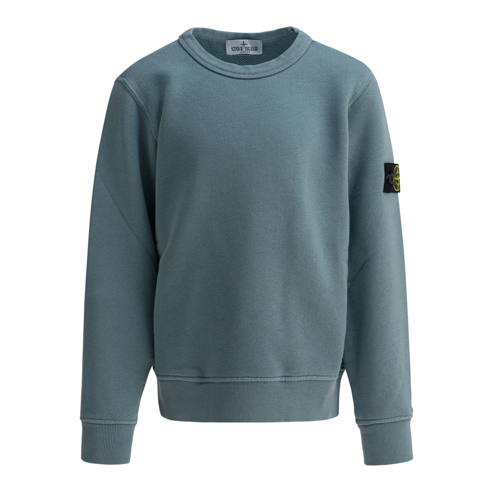 Stone Island Boys Blue Crewneck Sweatshirt