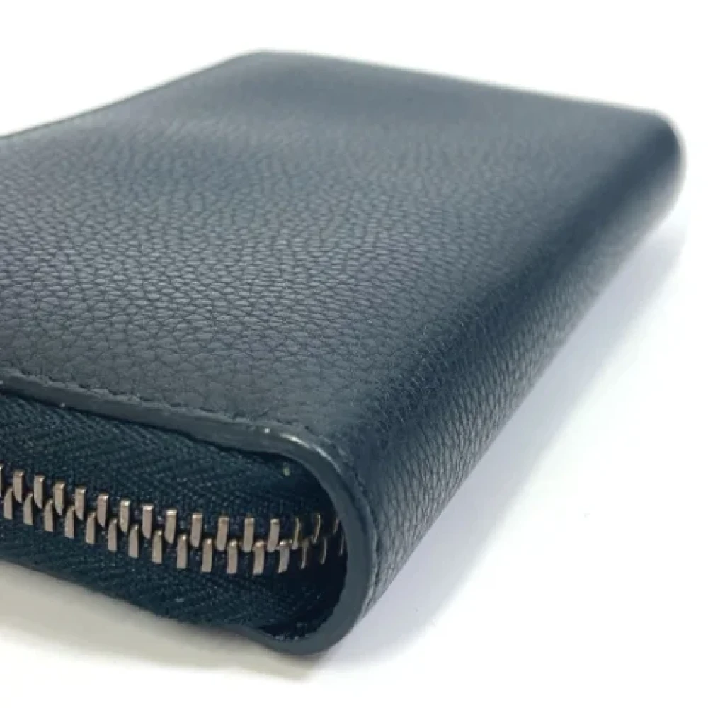 Gucci Vintage Pre-owned Leather wallets Black Heren