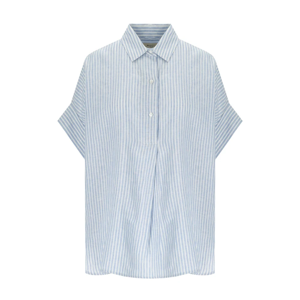 Weekend Max Mara Women's Blue Shirts, S, Verve Blouse